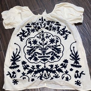 Free People Dress Fiona Embroidered style